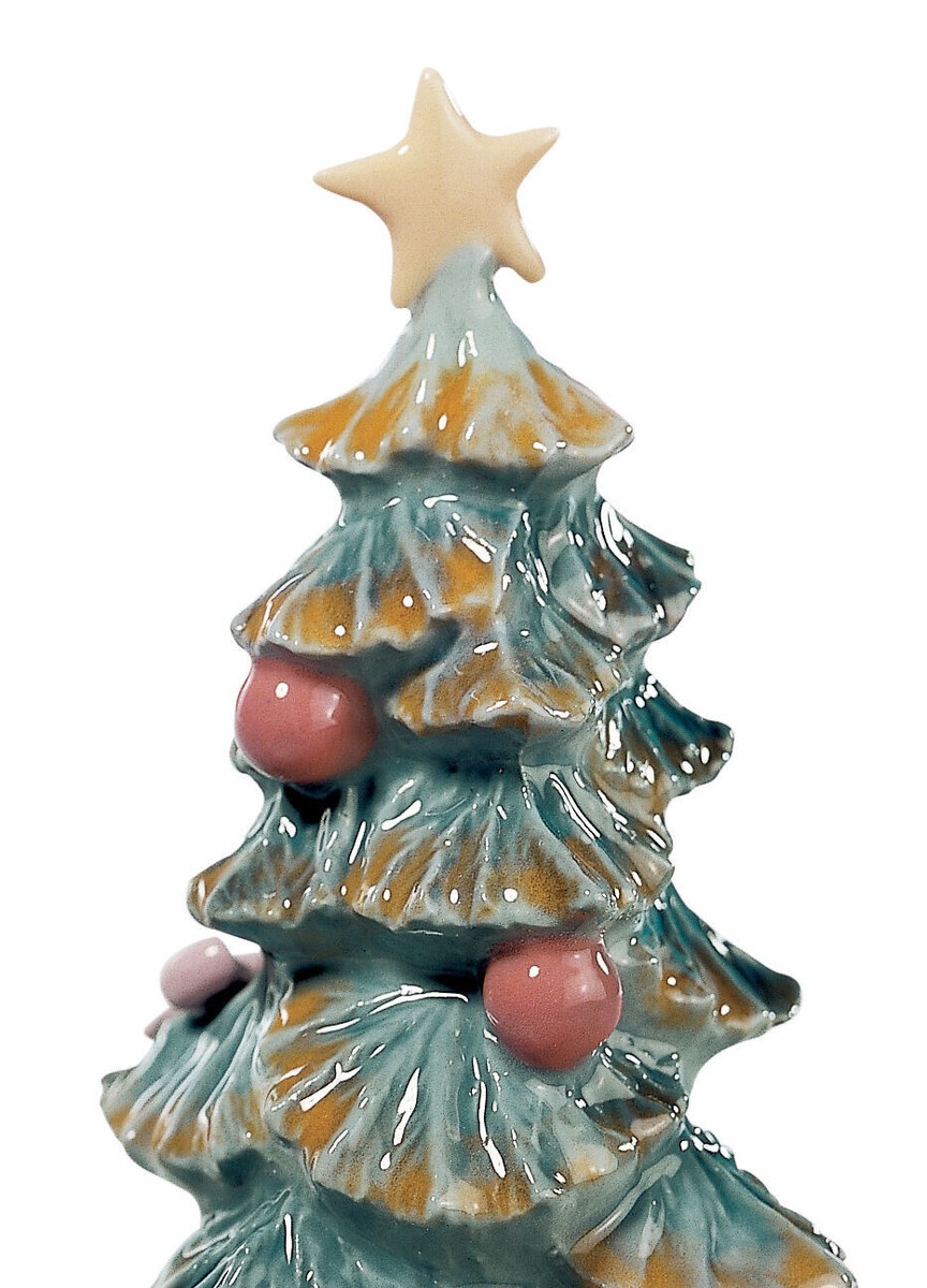 NEW LLADRO CHRISTMAS TREE FIGURINE #6261 BRAND NIB SMALL HOLIDAY