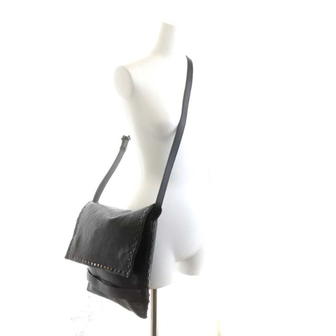 Patrick Stephan Shoulder Bag Clutch Leather Black Wnn17