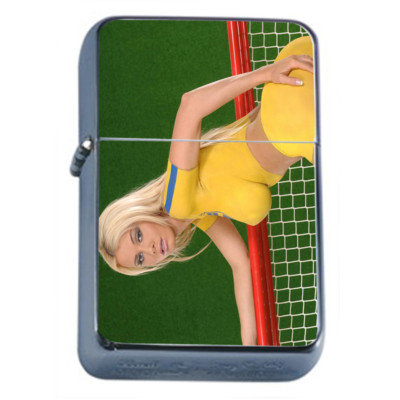 Switzerland Pin Up Girls D5 Flip Top Oil Lighter Wind Resistant
