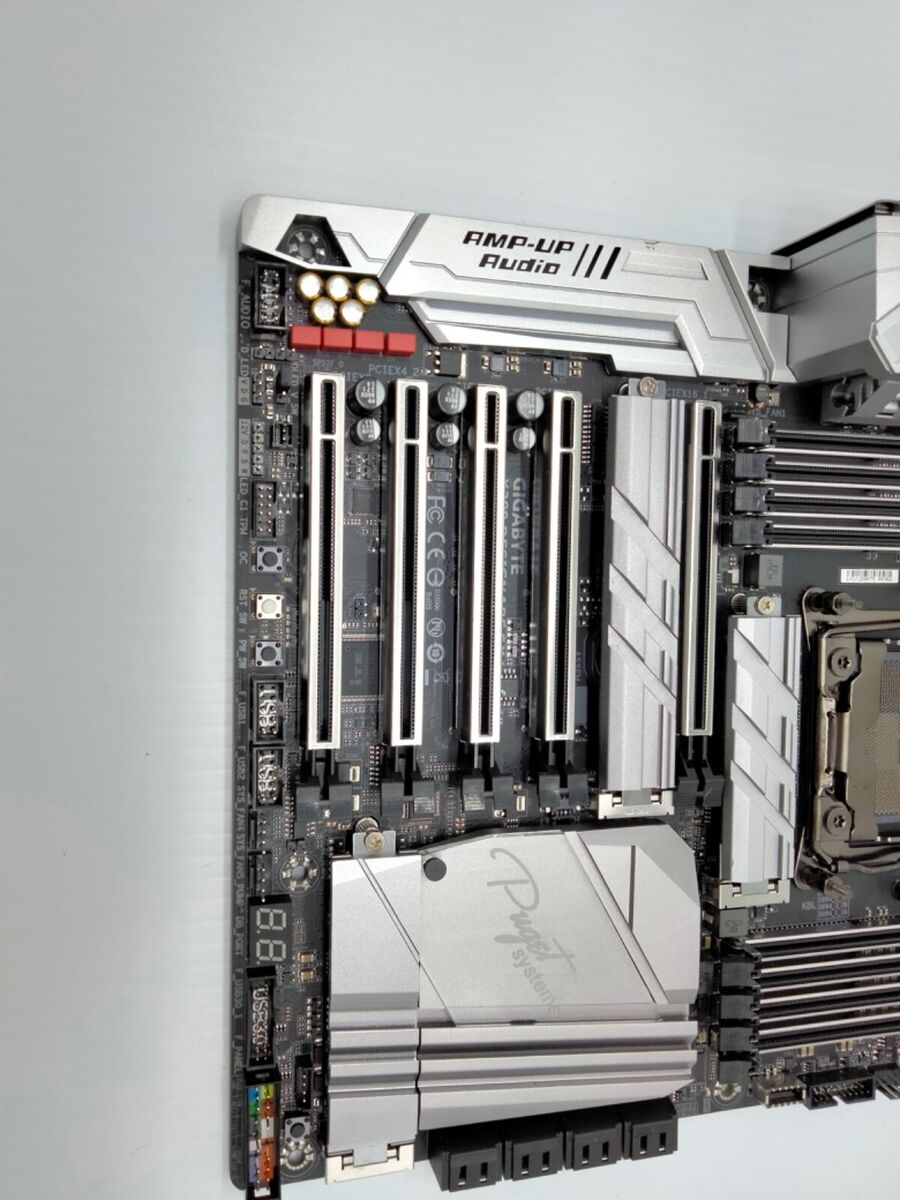 Gigabyte X299 DESIGNARE EX ATX Socket LGA2066 Puget systems Gigabyte X299 DESIGNARE EX ATX Socket LGA2066 Puget systems