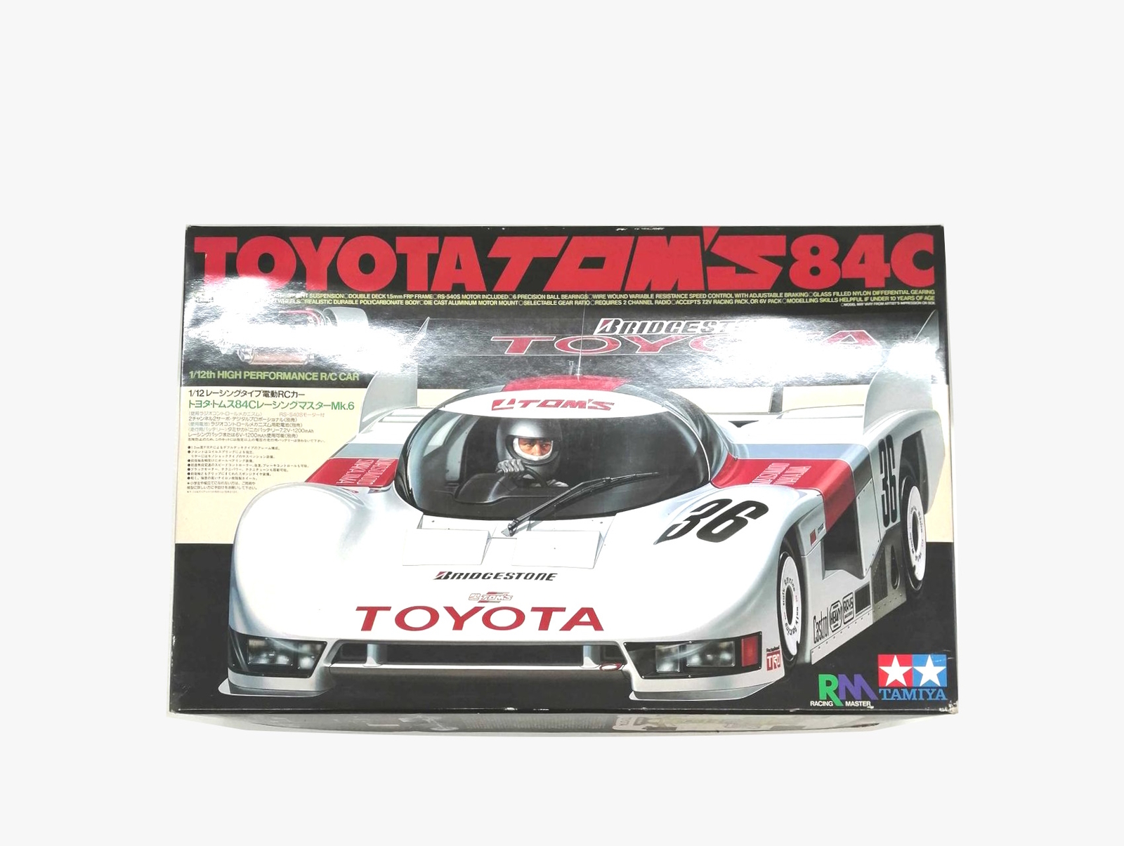 摩*楼様 タミヤRCトムズ84CレーシングマスターMK.6 タミヤ 1/12 電動RC トヨタ トムス84C レーシングマスターMk.6