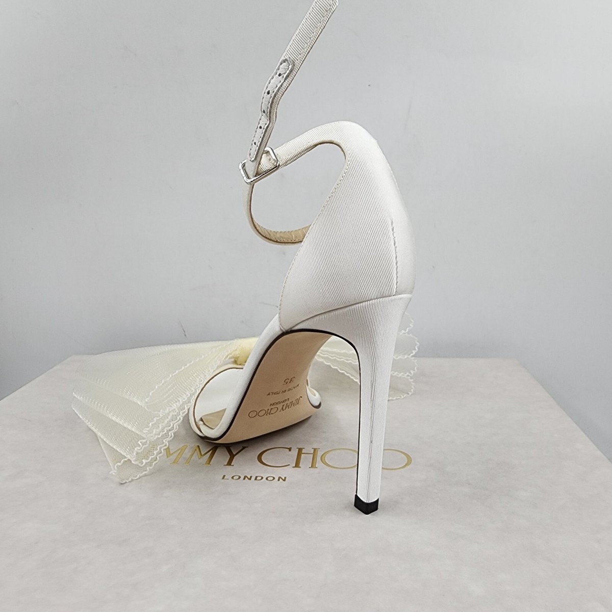 Jimmy Choo Aveline 100 High Heel Sandals Women's 5 Latte Jimmy Choo Aveline 100 High Heel Sandals Women's 5 Latte