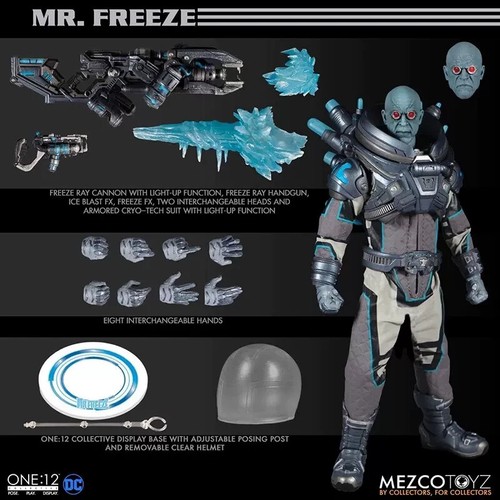 COOl Mezco One:12 Collective DC Mr. Freeze Deluxe Edition 1/12 Scale Figure - Picture 2 of 4