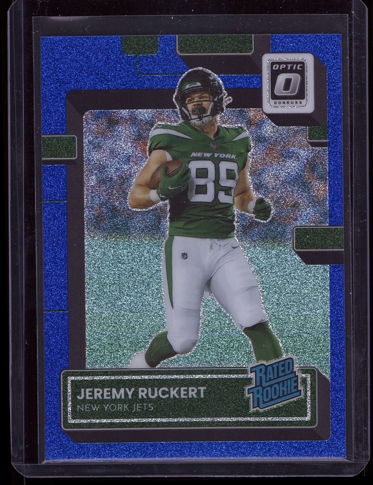Jeremy Ruckert Panini Donruss Optic #291 Blue Glitter