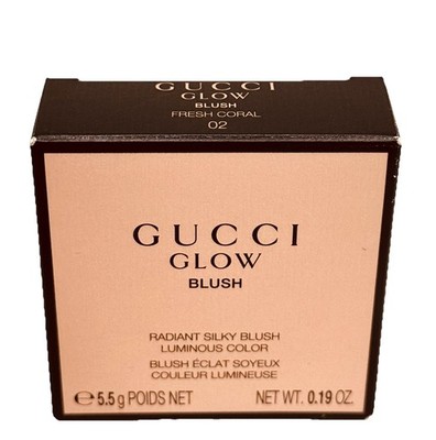 GUCCI Glow BLUSH 02 - Fresh Coral - New In Box Free Shipping