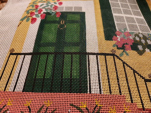 Historic Charleston~South Carolina~Doorway~Victorian House~ Garden~Needlepoint - Picture 3 of 4