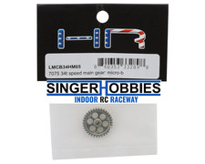 HOT RACING LMCB34HM05 Losi Micro-B Aluminum Speed-Run Spur Gear (34T)