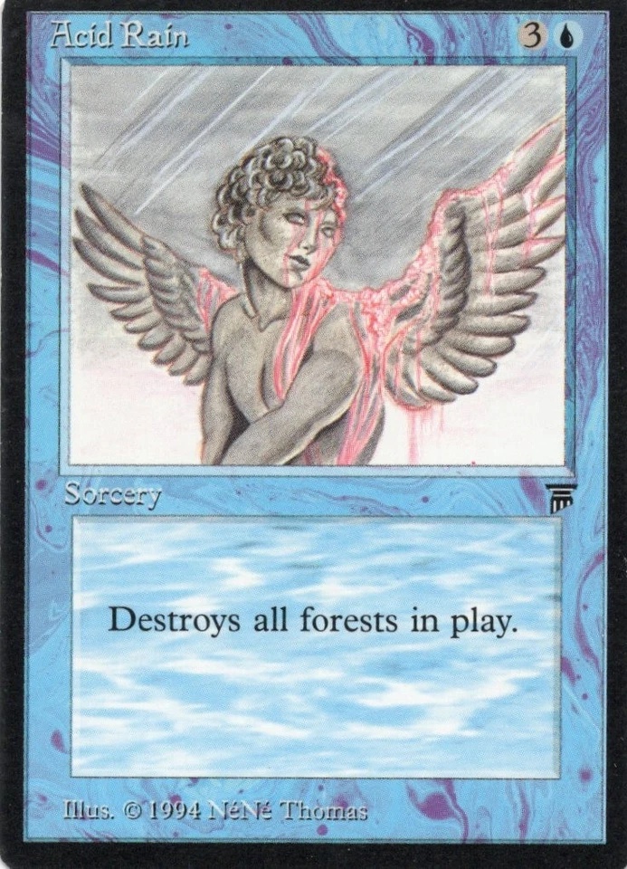 MTG Acid Rain Legends 1994 Magic the Gathering - NM - Image 2 of 3