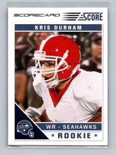 Kris Durham 2011 Score Scorecard Rookie #355 Seattle Seahawks