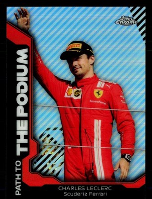 2021 Topps Chrome Formula 1 #PTP-CL Charles Leclerc Path to the Podium