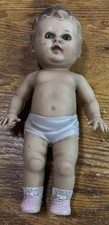 Vintage 1956 10  Rubber Doll With Squeaker - The Sun Rubber Company