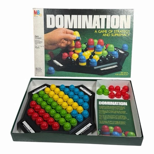 Domination Board Game Vintage 1982, Milton Bradley 4207 Complete