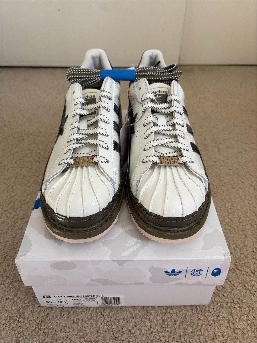 Adidas Clot x bape x superstar Sneaker Size 9.5 | eBay Adidas Clot x bape x superstar Sneaker Size 9.5 | eBay