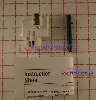 Genuine OEM 22003804 Admiral Washer Switch Lid WP22003804 12001908