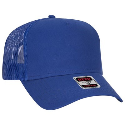 OTTO CAP 102-664 Unisex 5 Panel Low Profile Mesh Back Trucker Hat