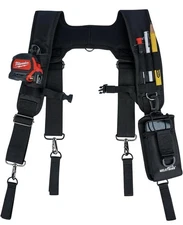 Tool Belt Suspenders Construction Bag H Back Support Padded Tool Belt Suspenders