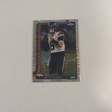 2025 Topps Chrome Jarrett Stidham Pulsar Refractor #89 Denver Broncos