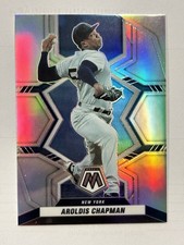 2022 Panini Mosaic New York Yankees Aroldis Chapman Holo Silver Prizm