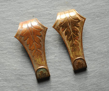 Picture Rail Hooks Pair of Victorian Brass Picture Rail Hooks Hook Moulding Hook