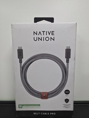 Native Union Belt Cable Pro 8 ft. 240W USB-C to USB-C Cable NEW/OPEN BOX