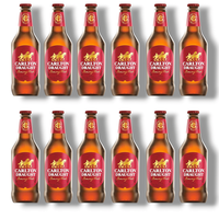 Carlton Draught Lager Stubby 12 X 0,375L –Australisches Lagerbier Mit 4,6 % Vol.