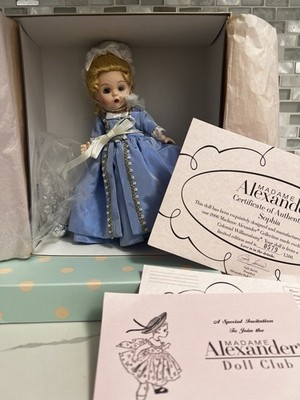 NIB RARE Madame Alexander SOPHIA 36415 ~ Colonial Williamsburg Exclusive LE 1500