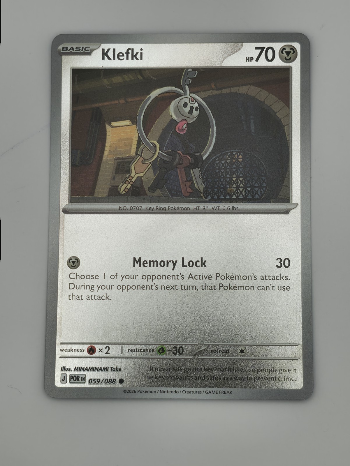 Klefki - 059/088 - Perfect Order - Reverse Holo