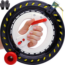 Kite Reel with Upgraded Braking and Anti-Reverse Function, Sizes 9.5 to 11.03'',
