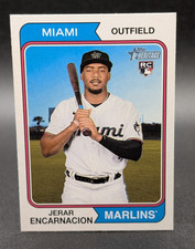 2023 Topps Heritage #381 Jerar Encarnacion RC Miami Marlins
