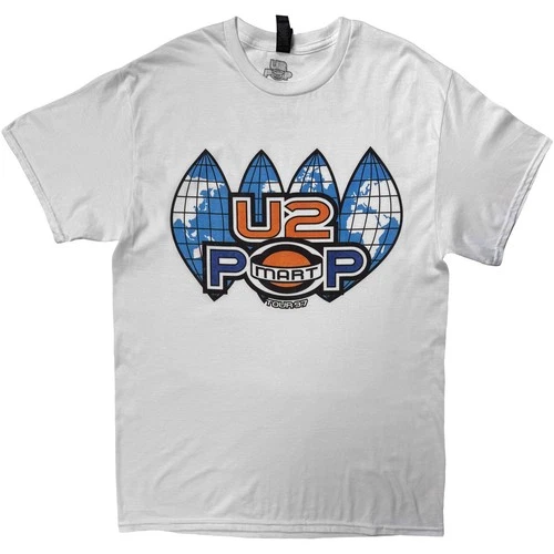 U2 PopMart US Tour '97 Official Tee T-Shirt Mens