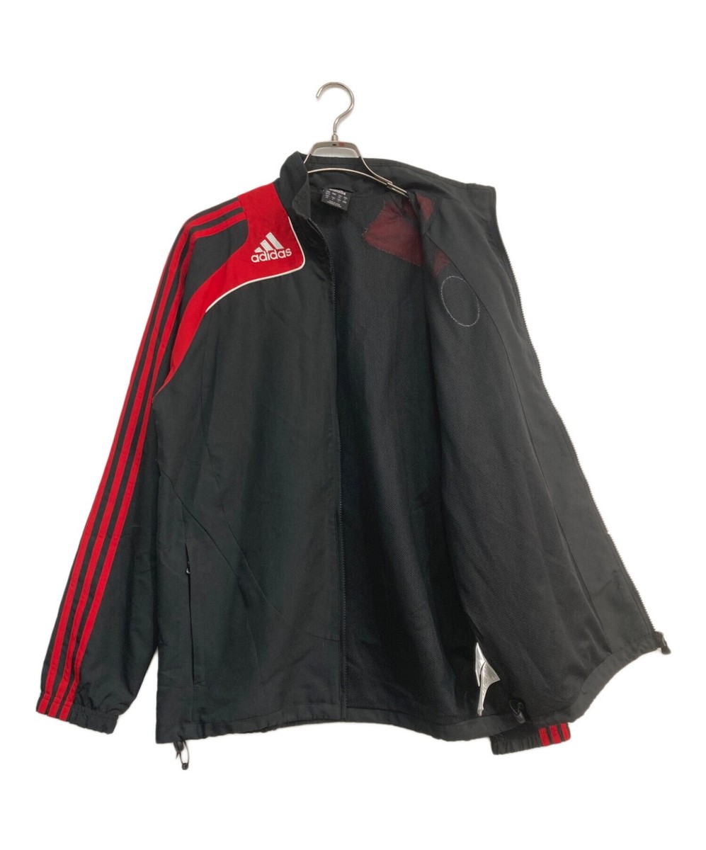 adidas AC Milan Zip Jacket 074906 Size: L Black x red Men