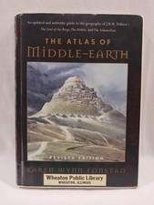 The Atlas of Middle-Earth Karen Fonstad JRR Tolkien 1st Edition 1991 HARDCOVER B