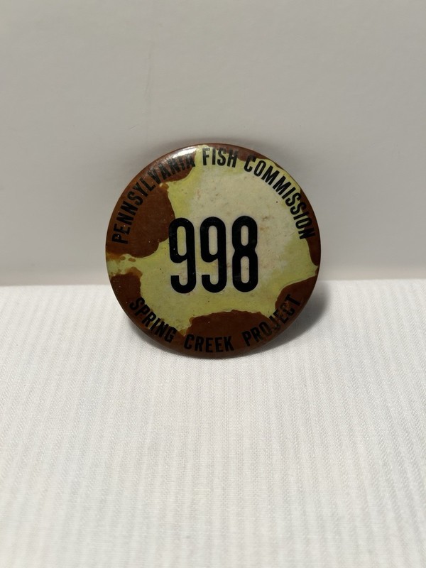 VTG Pennsylvania Fish Commission Spring Creek Project License Badge Metal Pin
