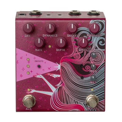 Old Blood Noise Endeavors Sunlight Stereo Reverb Pedal, weinrot (NEU)