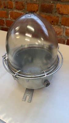 Industrielampe Gusseisen Loft   Glas Ø20 cm   entkernt   ca. 8 kg