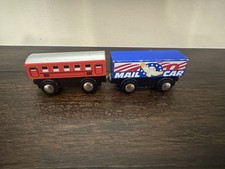 Brio Thomas Tank  Friends Compatable Wooden Railway Passenger Car  Mail Car