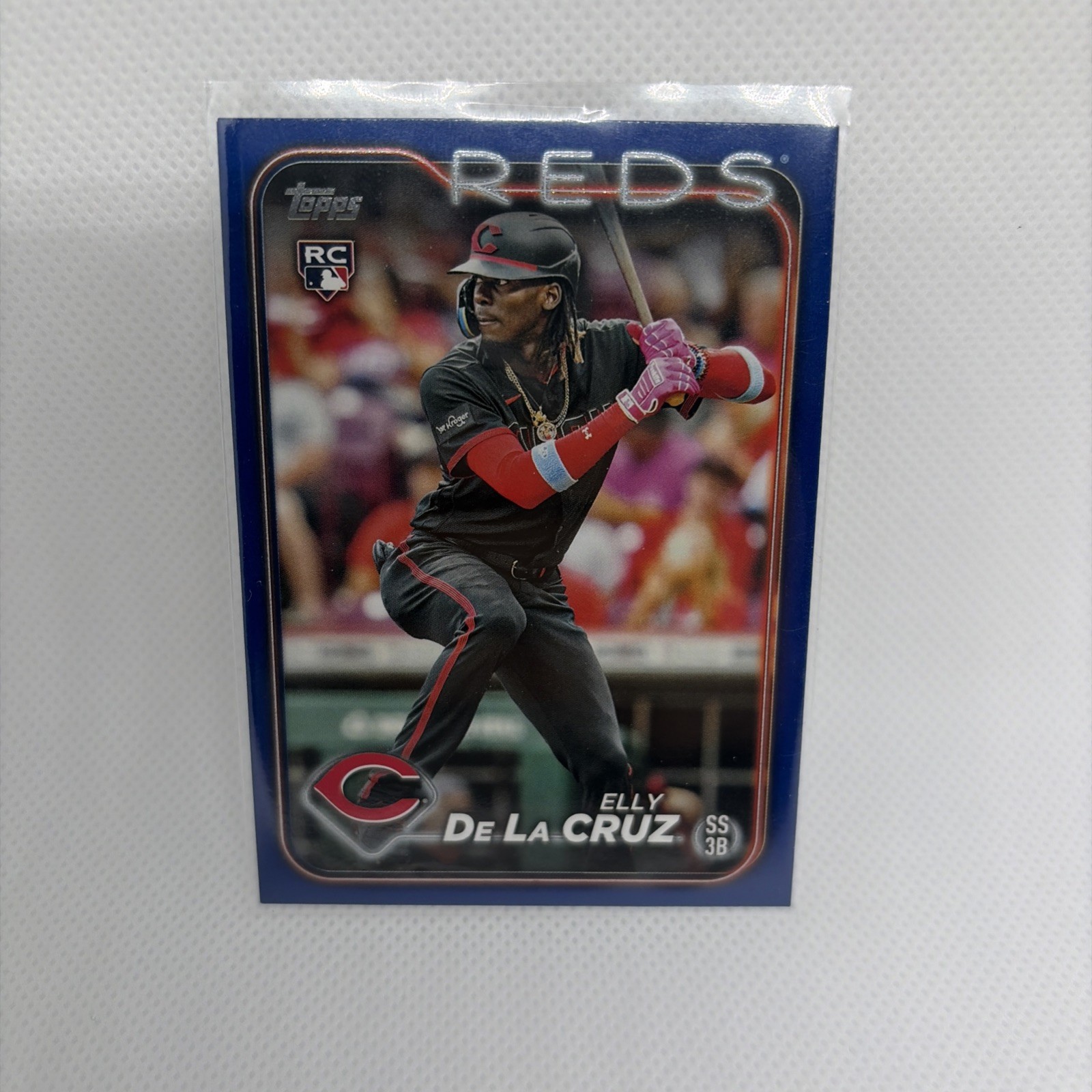2024 Topps Elly De La Cruz RC Royal Blue Rookie #141 Reds