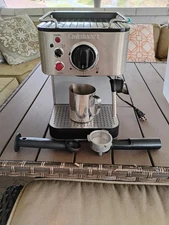 Cuisinart EM-100N Stainless Steel Espresso Machine Maker Black