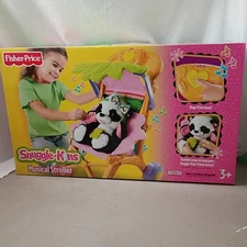 NEW! Rare Fisher-Price Snuggle-kins Musical Stroller NEVER OPENED