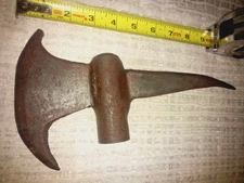 Antique Axe Tommy Hawk ANCIENT VIKING ANTIQUE WROUGHT IRON Blacksmith FARM Tool 