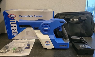 #ad Clorox Electrostatic Sprayer Turbo Pro Cordless Disinfectant Cleaner $189.99