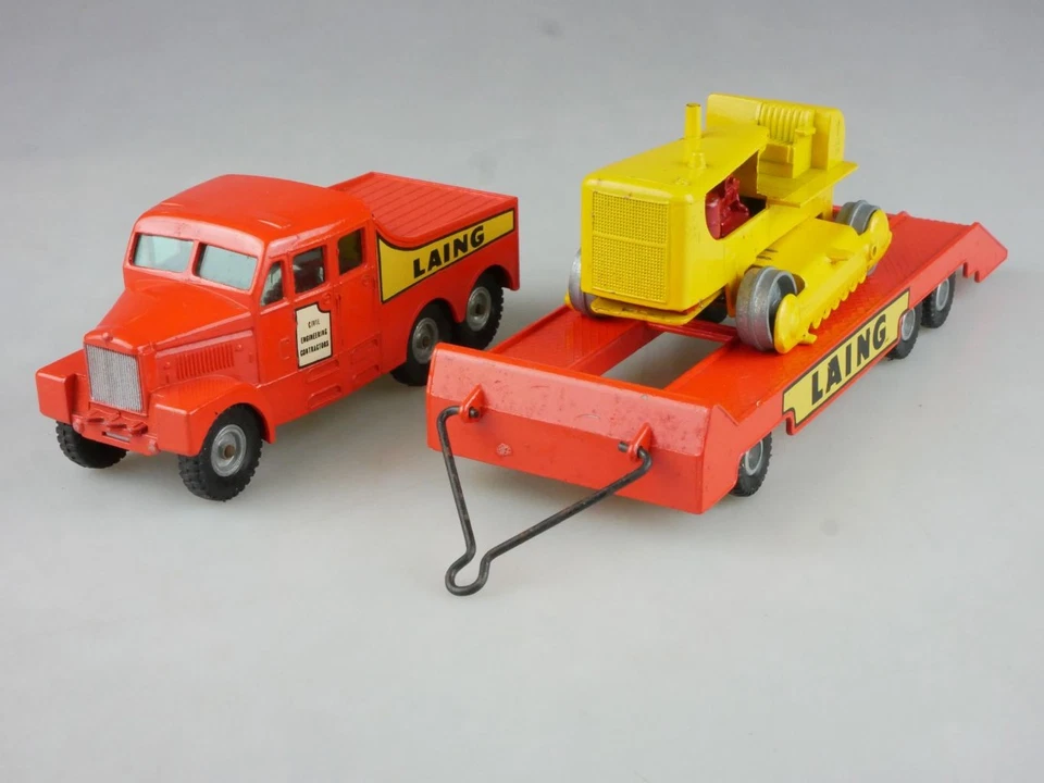 Trattore K-08A Scammell Prime Mover & Caterpillar - 81442 Matchbox King Size Lesne - Immagine 2 di 4
