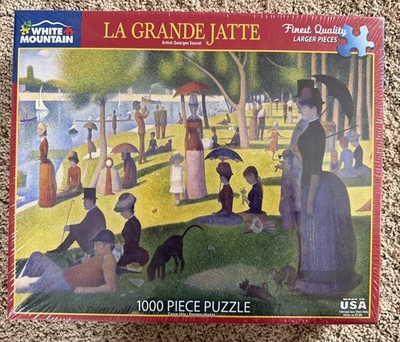 NEW White Mountain Sunday Afternoon On LA GRANDE JATTE- 1000 piece Puzzle