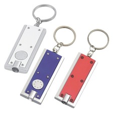 2x LED Keyring Torch Ultrabright Mini Pocket Keychain Flashlight Key Fob Light