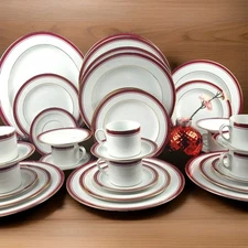 Classic Burgundy by Philip Kingsley -4 Pc Place Setting - Service for 8  32 pcs