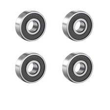 6202-2RS 4PCS Bearing Steel and Double Rubber Sealed Miniature deep Groove Ball
