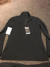 Nike Dri-Fit UV 1/4 Zip Golf Pullover Shirt AJ5278 Women’s Small NWT Black