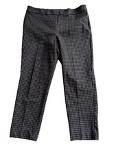 Talbots Gray Chatham Ankle Pants Herringbone Size 12P