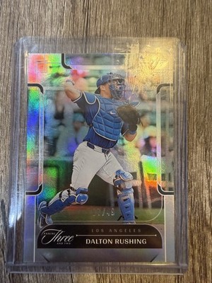 2024 Panini Three and Two Dalton Rushing (Holo Silver/49) #57 Dodgers