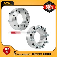 2pcs 2 6x5.5 To 8x6.5 Wheel Adapters 14x1.5 For Chevrolet Gmc 6 Lug To 8 Lug
